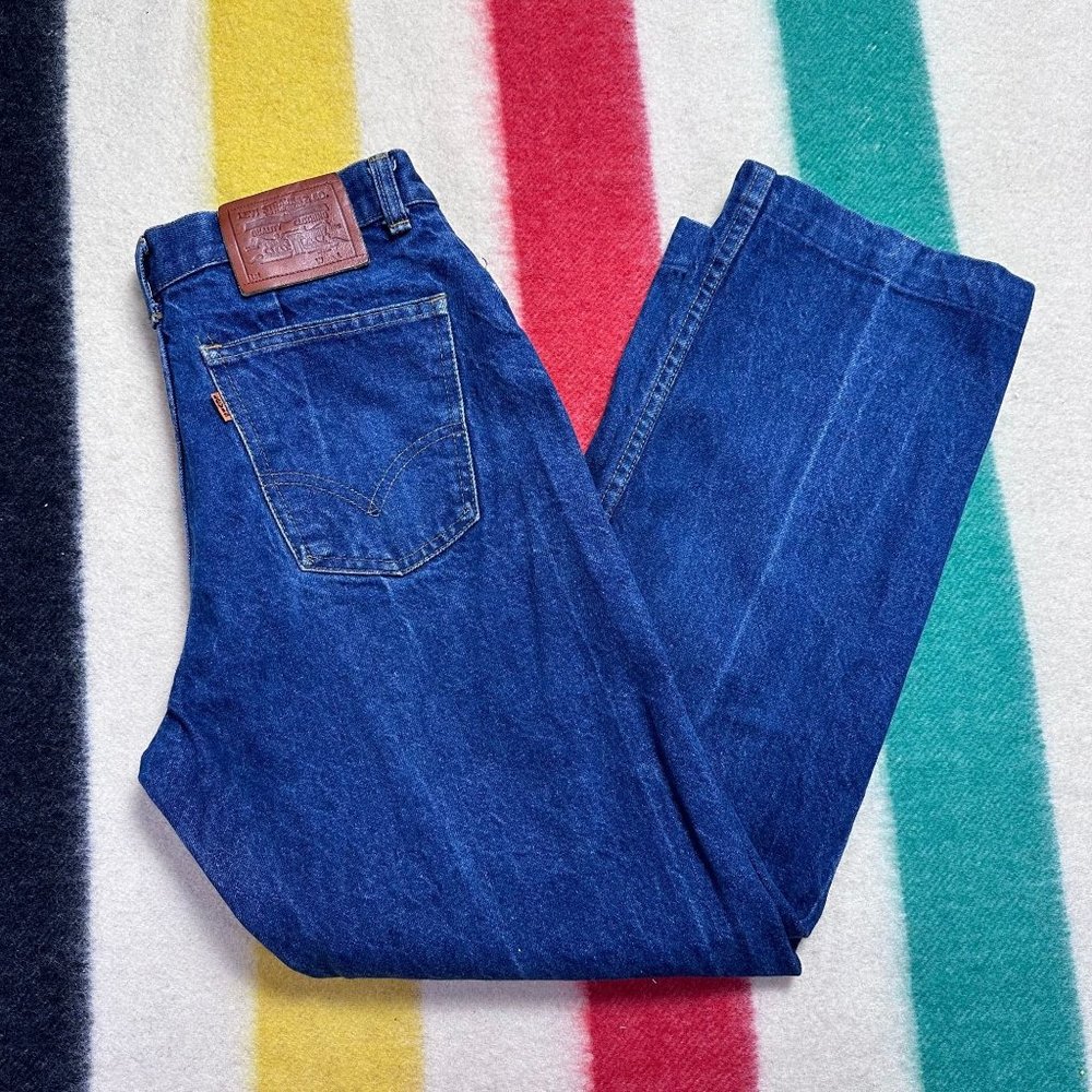 Vintage 1970s Women’s Levi’s Blue Jeans, Size 8, 28"x27.5", High Rise, Straight